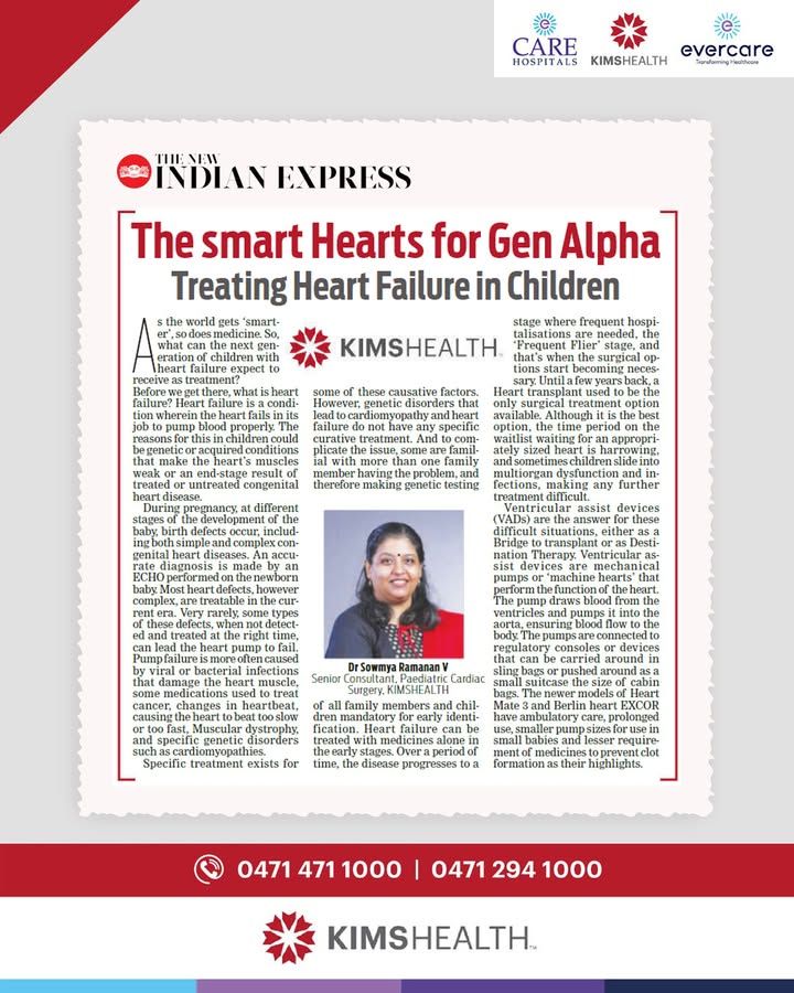Heart failure in children is a challenge that demands both awareness and advanced care