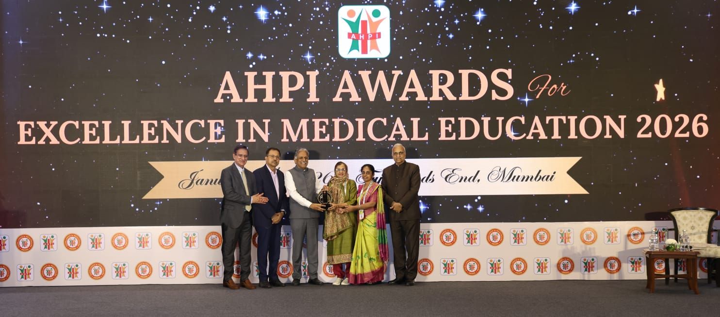 AHPI Award for Excellence in Medical Education 2026 for KIMSHEALTH