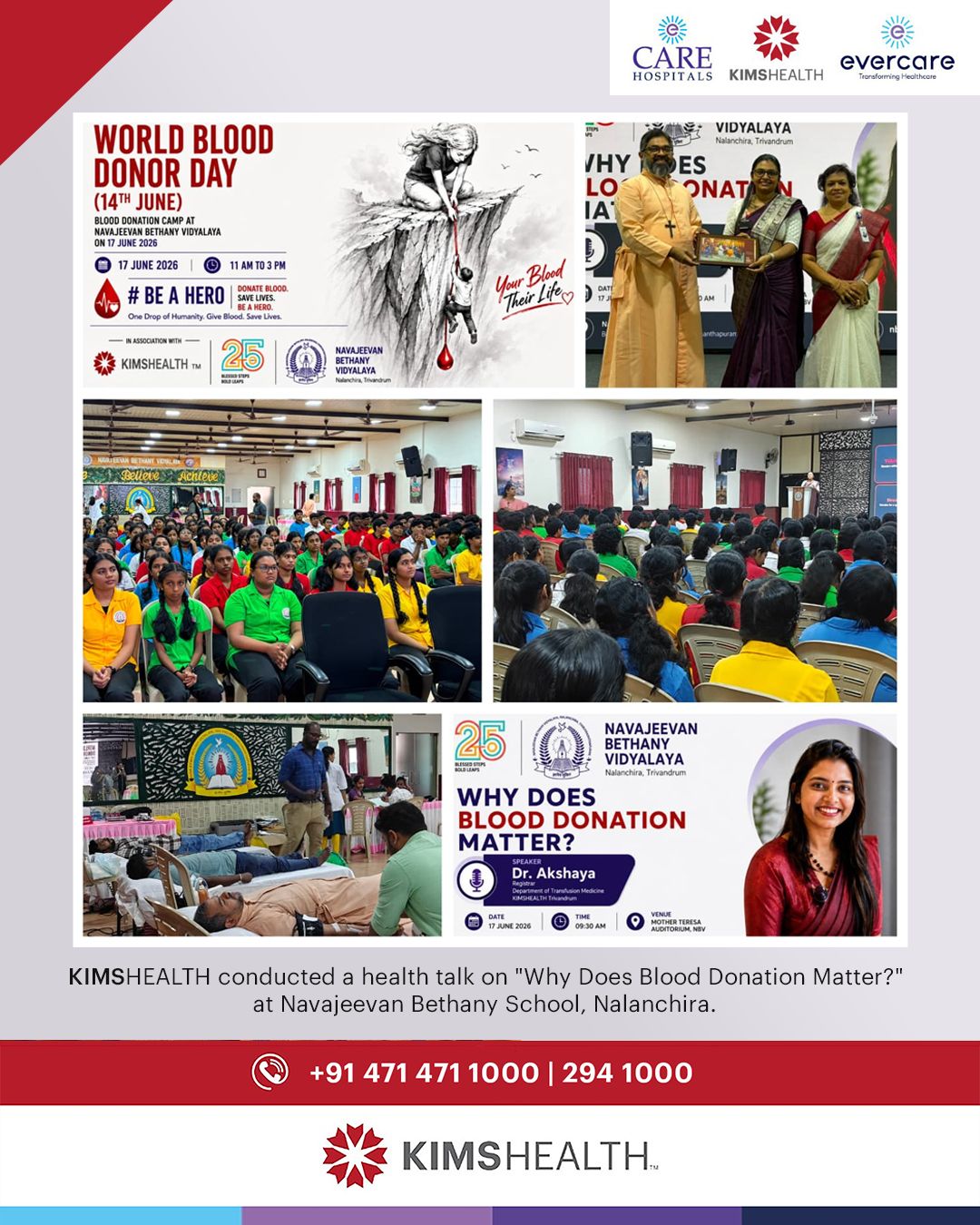 Health Talk & Blood Donation Drive