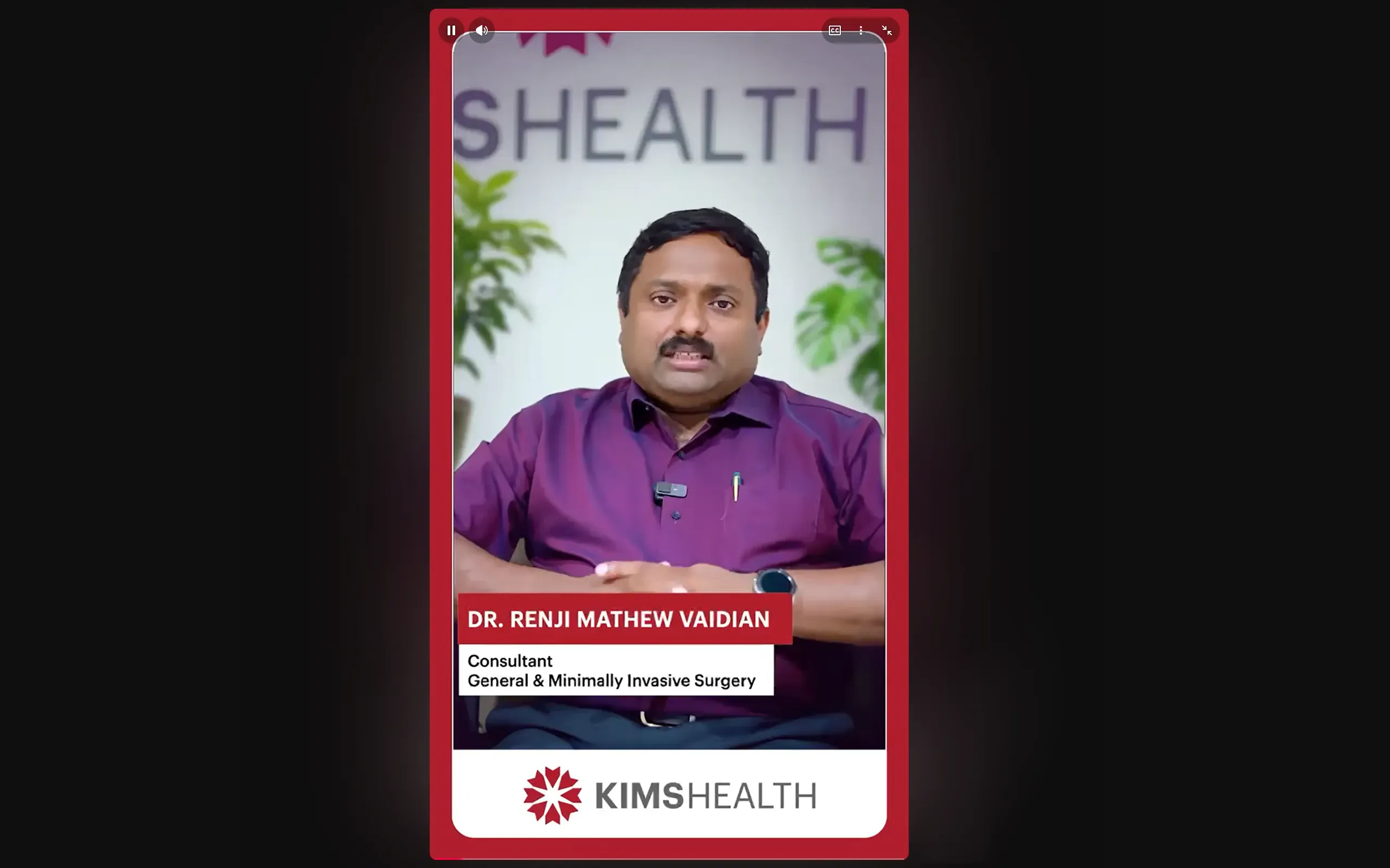 Precision Meets Advanced Surgical Care | Dr. Renji Mathew Vaidian