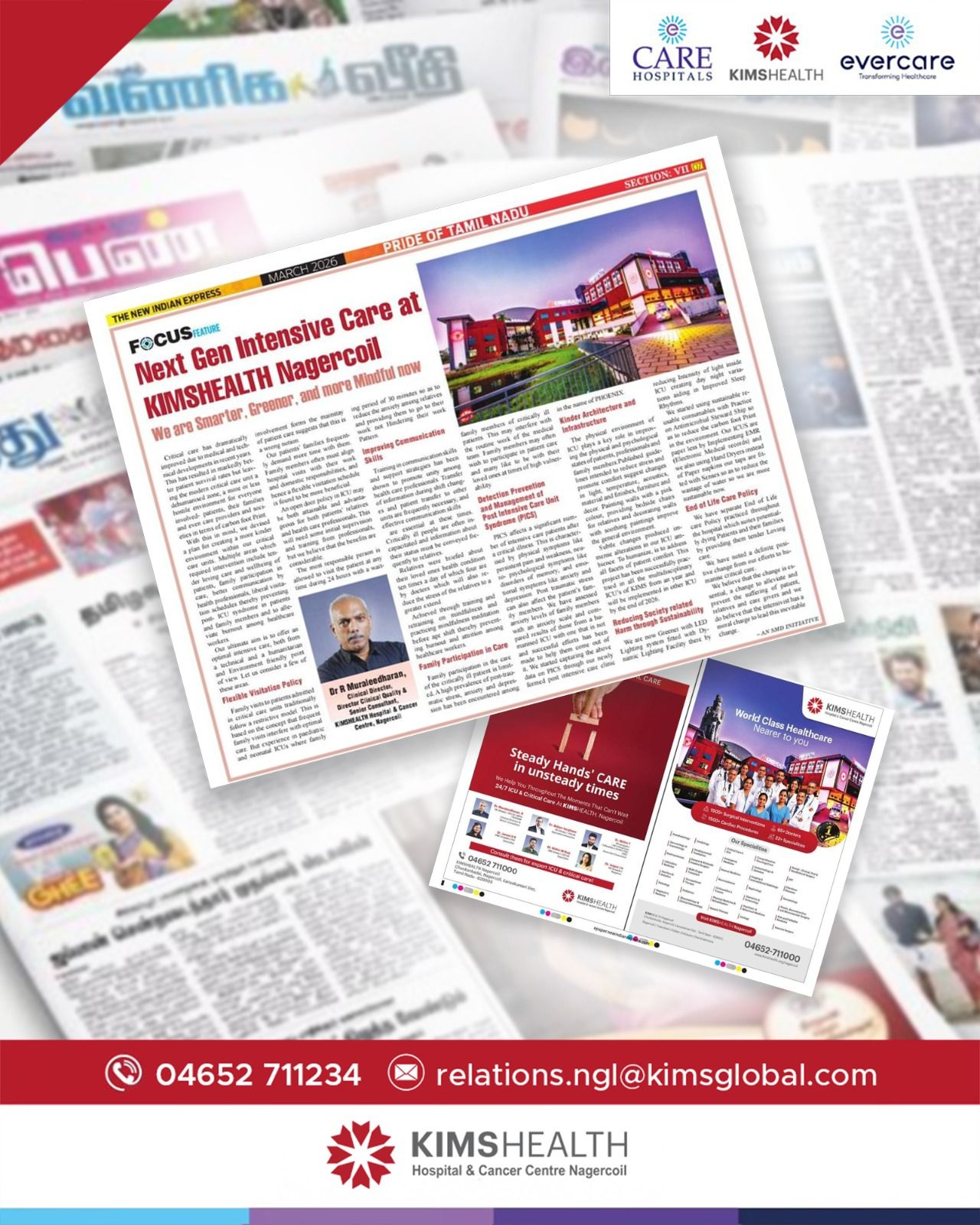 Featured in The New Indian Express - Pride of Tamilnadu 2026 (Special Edition).