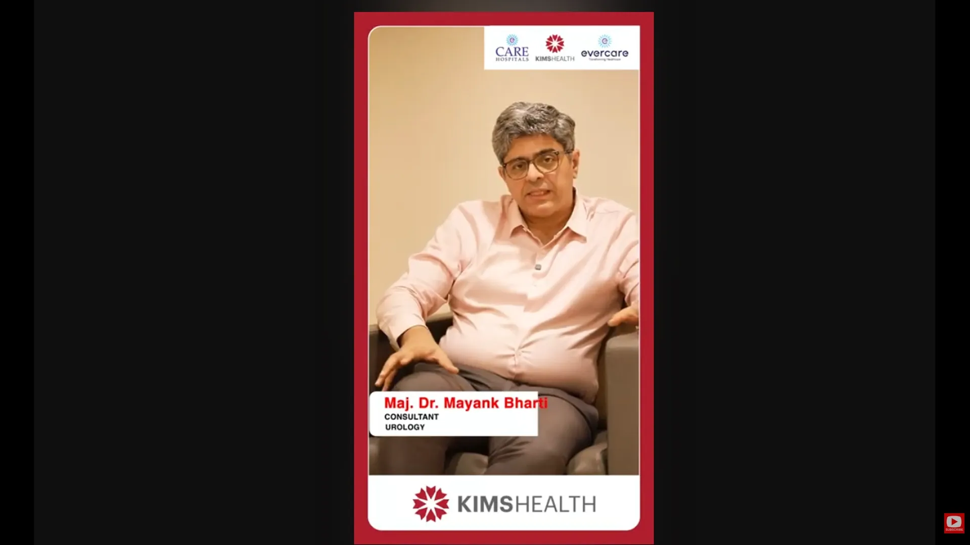 Prostate Cancer: Know the Signs, Act Early ! | Maj. Dr. Mayank Bharti | KIMSHEALTH