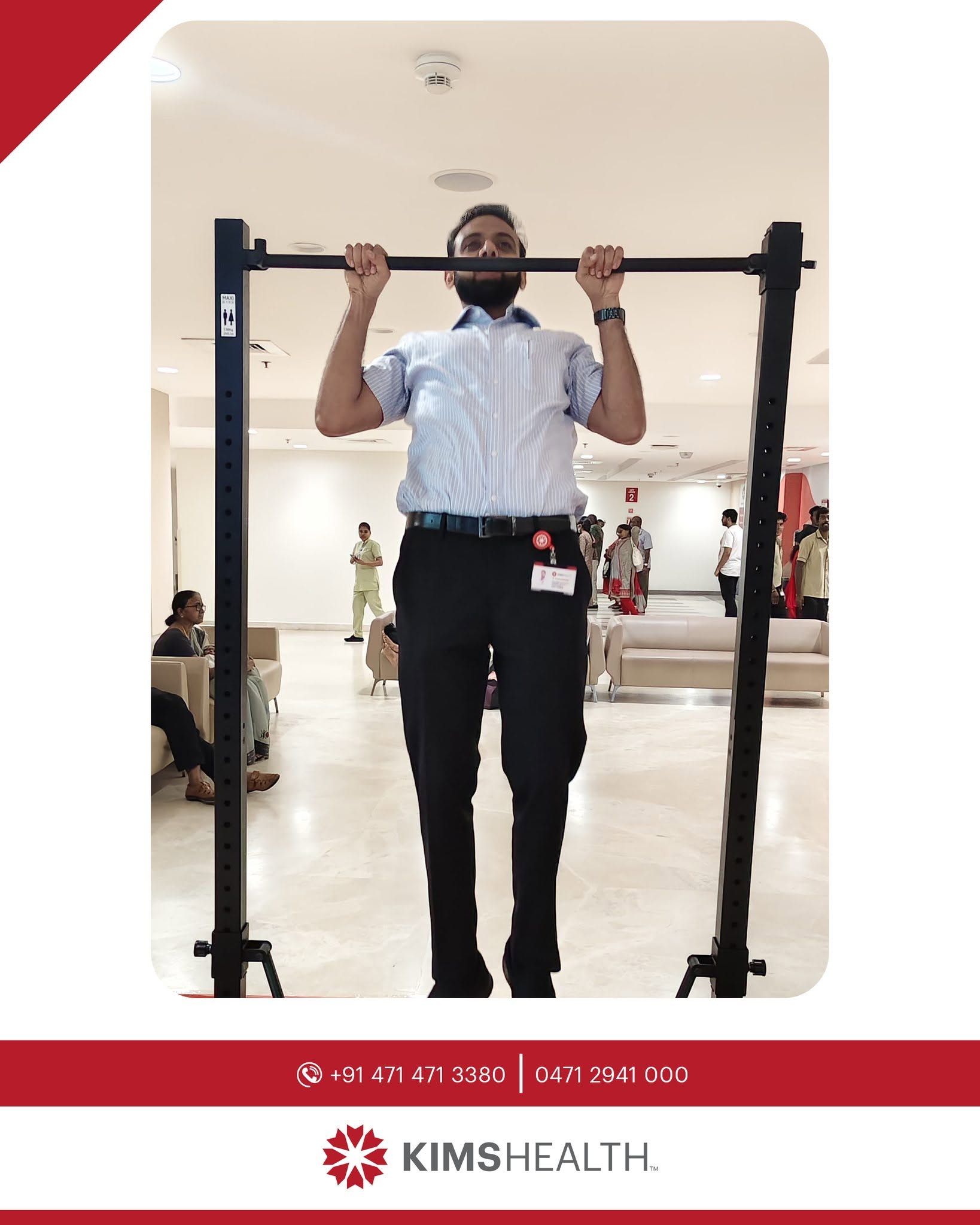 “Pull Up to Power Up” Challenge as part of Men’s Health Month