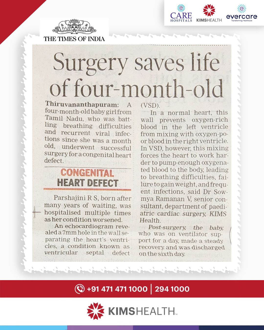 A big thank you from a tiny heart